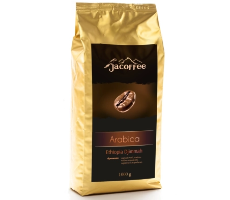 Кофе в зернах Jacoffee Arabica Ethiopia Djimma, 1кг Кофе в зернах Jacoffee Arabica Ethiopia Djimma, 1кг