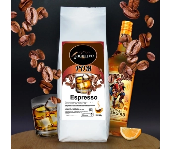 Кофе в зернах с ароматом Ром, 500г