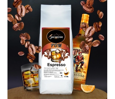 Кофе в зернах с ароматом Ром, 500г