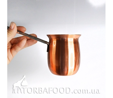 Турка для кави мідна 350 мл, 1 шт. Турка для кави мідна 350 мл, 1 шт.