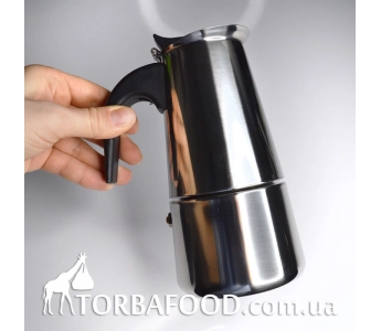 Кавоварка гейзерна з неіржавкої сталі 350 мл 2