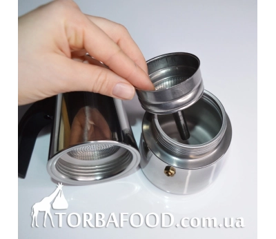 Кофеварка гейзерная из нержавеющей стали 350мл