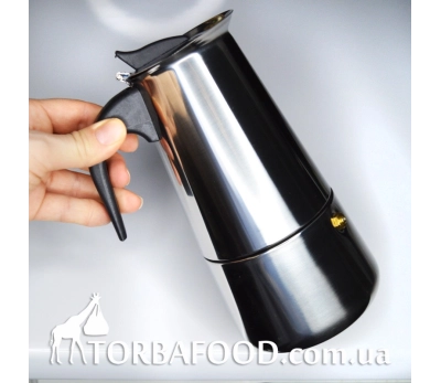 Кавоварка гейзерна з неіржавкої сталі 450 мл