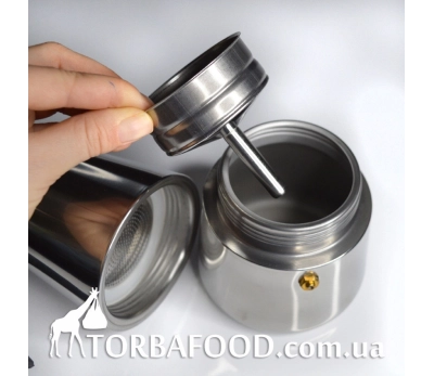 Кавоварка гейзерна з неіржавкої сталі 450 мл