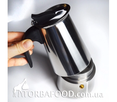 Кофеварка гейзерная из нержавеющей стали 450мл