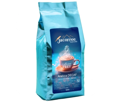 Кофе в зернах Jacoffee Arabica без кофеина, 1кг