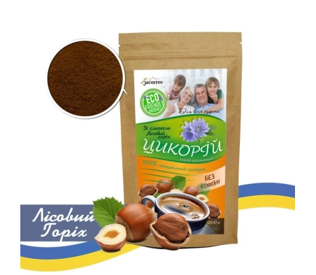 Цикорій розчинний "Лісовий горіх" 200г Цикорій розчинний "Лісовий горіх" 200г