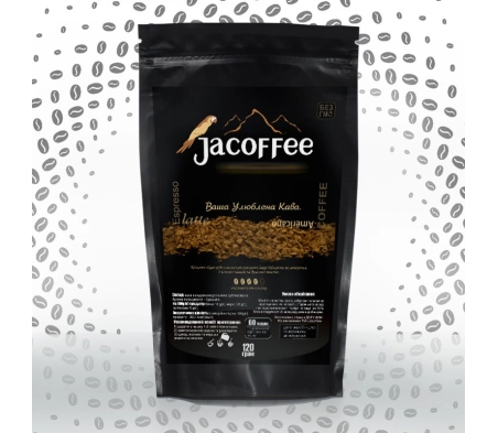 Кава розчинна сублімована Jacoffee, 120г Кава розчинна сублімована Jacoffee, 120г