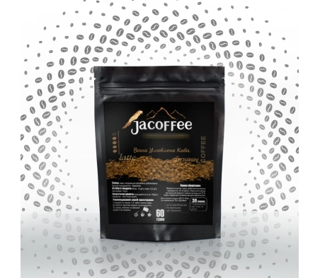 Кофе растворимый сублимированный Jacoffee, 60г Кофе растворимый сублимированный Jacoffee, 60г
