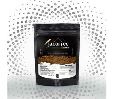 Кофе растворимый сублимированный Jacoffee Crema, 60г