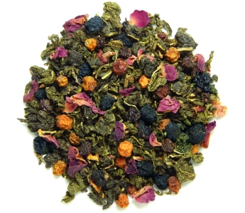 Чай зеленый Оолонг со смородиной, 1кг