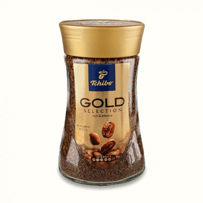 Фасованный растворимый кофе • Кофе растворимый Tchibo Gold Selection, 100 г