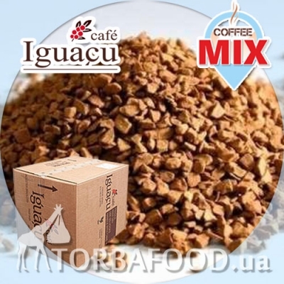 Сублимированный кофе в ящиках • Кофе сублимированный Iguacu MIX, 25 кг