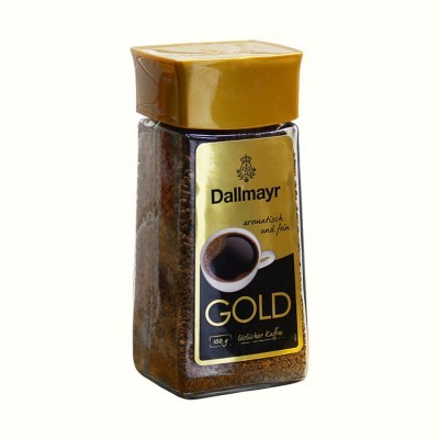 Фасованный растворимый кофе • Кофе растворимый Dallmayr Gold, 100 г