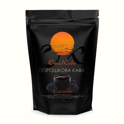 Фасованный растворимый кофе • Кофе растворимый ОтаКава Классический, 250г
