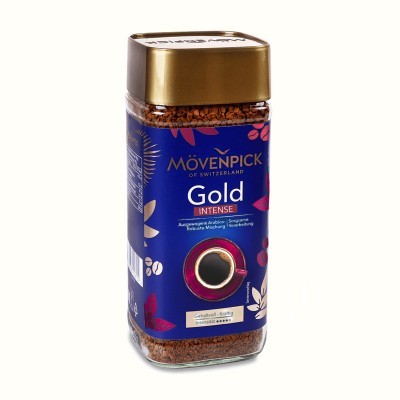 Фасованный растворимый кофе • Кофе растворимый Mövenpick Gold Intense, 200 г