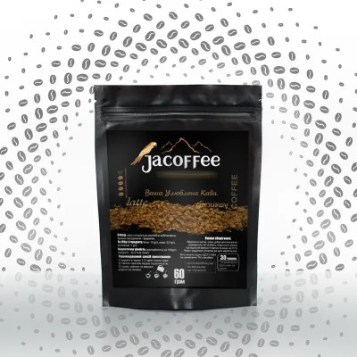 Фасованный растворимый кофе • Кофе растворимый сублимированный Jacoffee, 60г