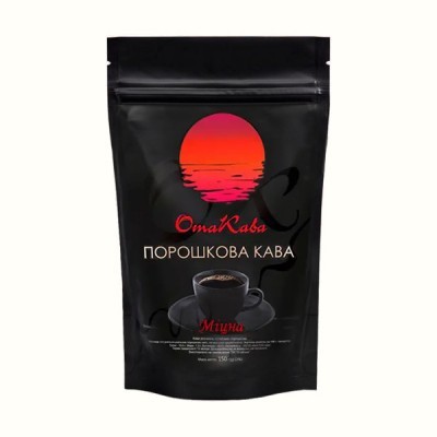 Фасованный растворимый кофе • Кофе растворимый ОтаКава Крепкий, 150г