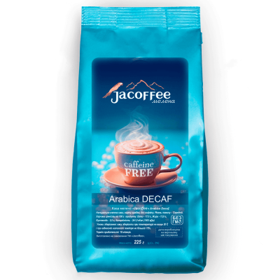 Кофе молотый без кофеина Jacoffee Arabica, 225г
