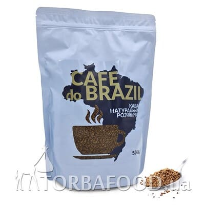 Фасованный растворимый кофе • Кофе растворимый сублимированный Cafe do Brazil