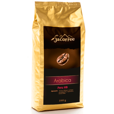 Кофе в зернах Jacoffee Arabica Peru, 1кг