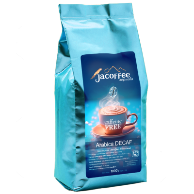 Кофе в зернах Jacoffee Arabica без кофеина, 1кг