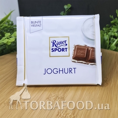 Шоколад молочный Ritter Sport, йогурт, 100г