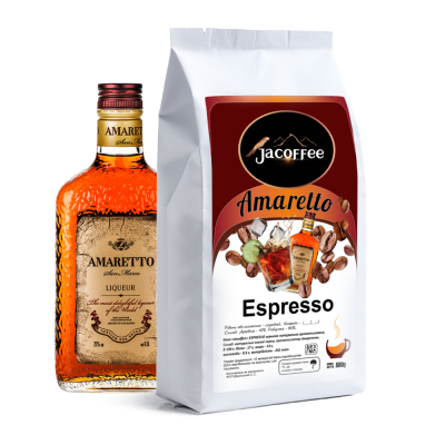 Кофе в зернах с ароматом Амаретто, 500 г