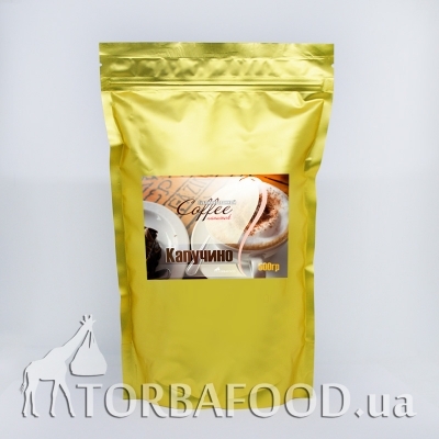 Ароматизированный растворимый кофе • Со вкусами • Кофе гранулированный с ароматом Капучино, 500 г