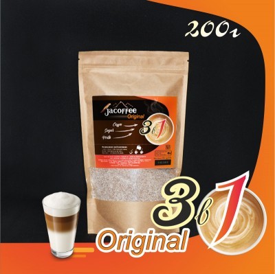 Растворимый кофе 3 в 1 • Кофе Jacoffee 3в1 Original, 200 г