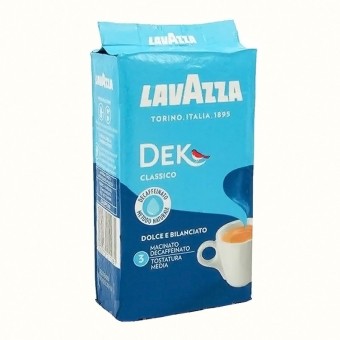 Кофе молотый Lavazza Dek Classico без кофеина, 250г