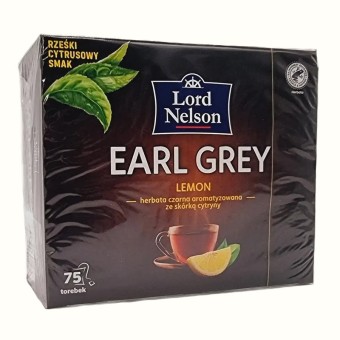 Чай Lord Nelson Earl Grey, 75 шт