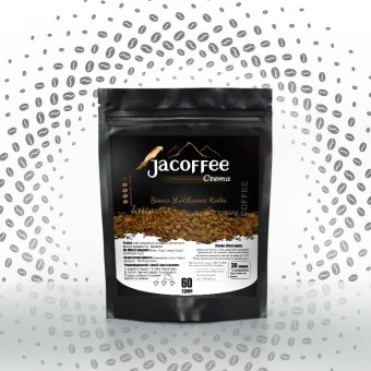 Кофе растворимый сублимированный Jacoffee Crema, 60г