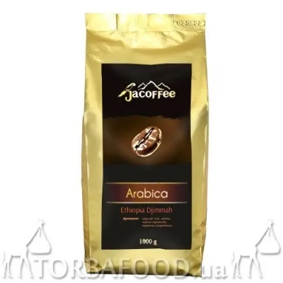 Кофе в зернах Jacoffee Arabica Ethiopia Djimma, 1кг