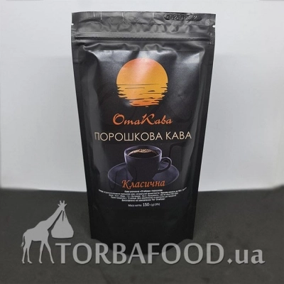 Фасованный растворимый кофе • Кофе растворимый ОтаКава Классический, 150г