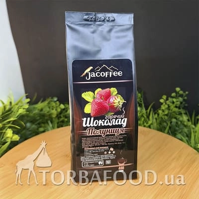 Горячий шоколад Jacoffee, клубника, 400 г