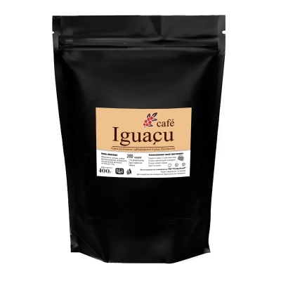 Фасованный растворимый кофе • Кофе сублимированный Iguacu, 400 г