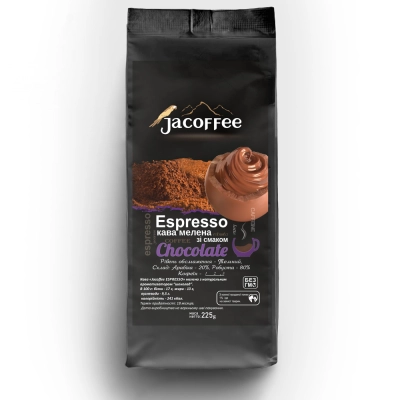 Кофе молотый Jacoffee Espresso, шоколад, 225 г