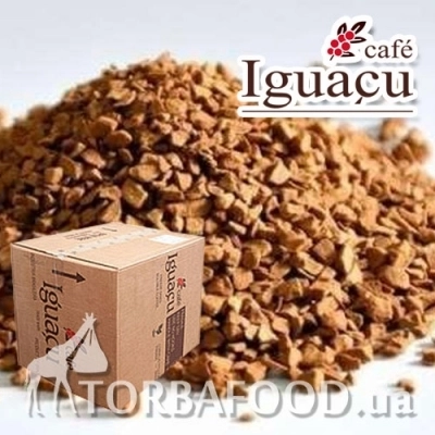 Сублимированный кофе в ящиках • Кофе сублимированный Iguacu, 25 кг
