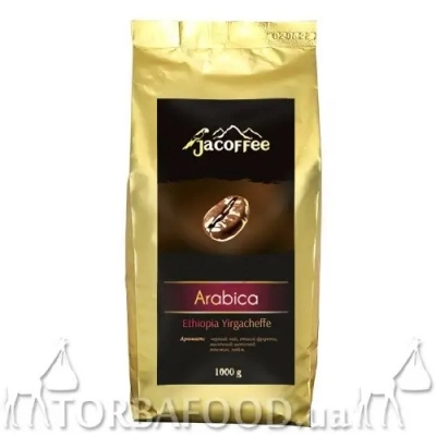 Кофе в зернах Jacoffee Arabica Ethiopia Yirgacheffe, 1кг