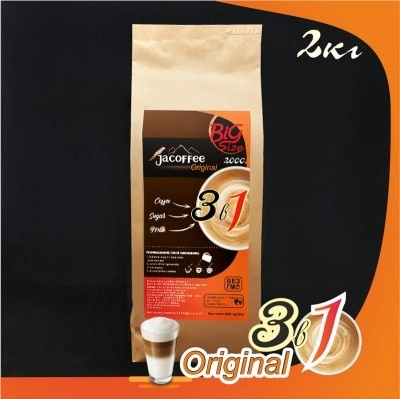 Растворимый кофе 3 в 1 • Кофе 3в1 Jacoffee Original, 2 кг