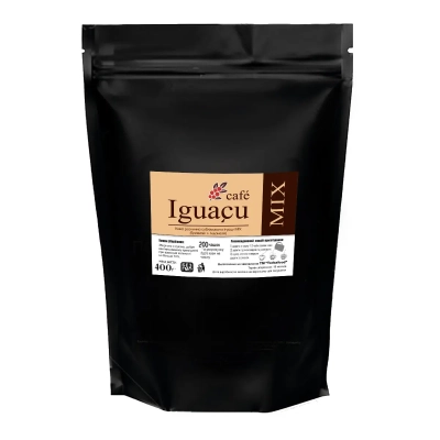 Фасованный растворимый кофе • Кофе сублимированный Iguacu mix, 400 г