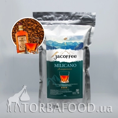 Растворимый кофе Миликано • Кофе растворимый Jacoffee Milicano, Амаретто, 400г