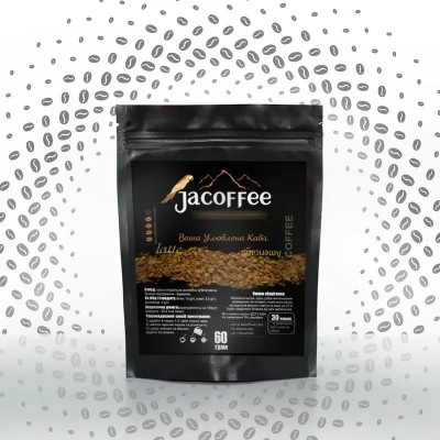 Фасованный растворимый кофе • Кофе растворимый сублимированный Jacoffee, 60г