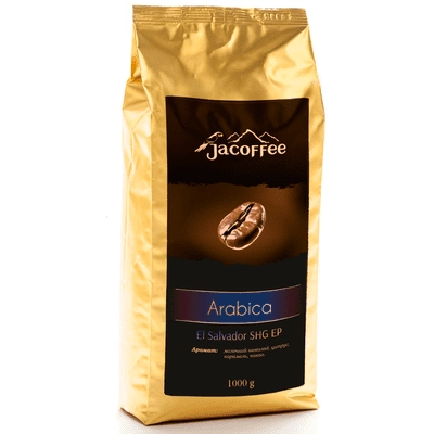 Кофе в зернах Jacoffee Arabica El Salvador, 1 кг