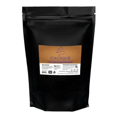 Фасованный растворимый кофе • Кофе сублимированный Cacique, 400 г