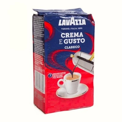 Кофе молотый Lavazza Crema e Gusto Classico, 250г