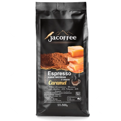Кофе молотый, карамель, 500г