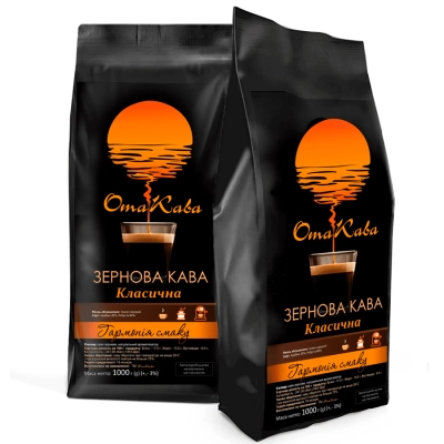 Кофе в зернах ОТАКАВА Классический 20/80, 1кг